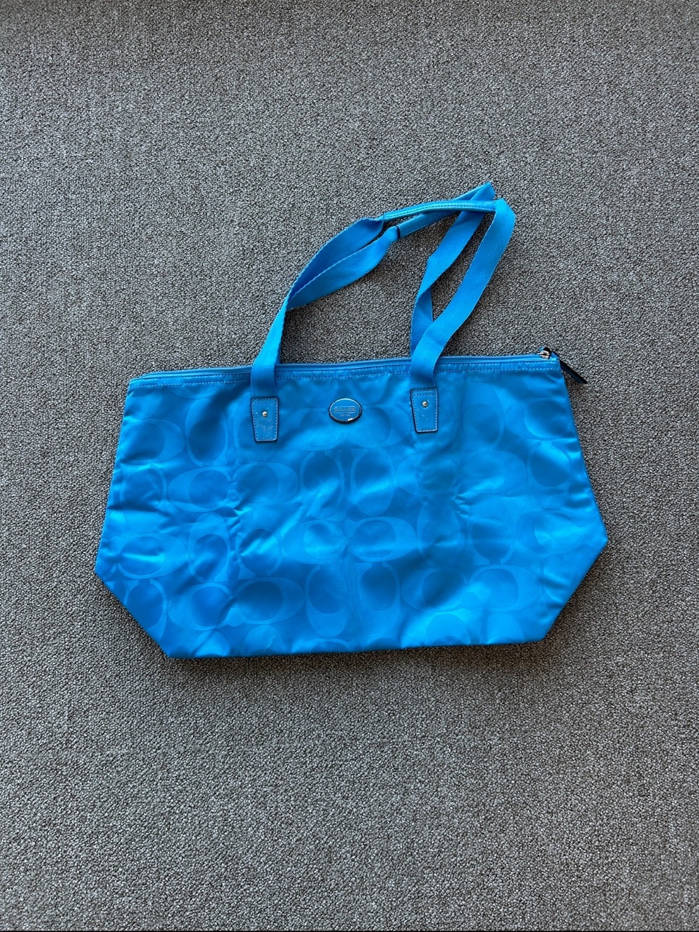 Blue Signature Tote Bag - Coach